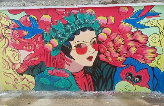 龙港墙体彩绘-网红墙