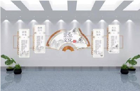 龙港企业文化墙设计的核心要素。