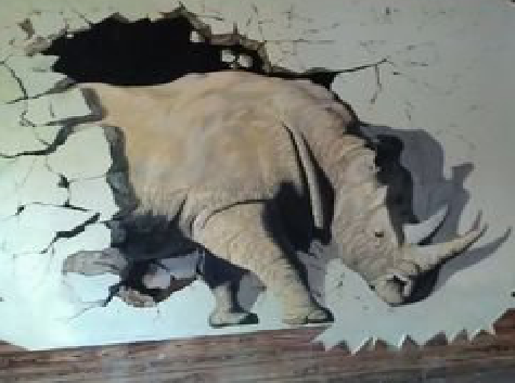 龙港在墙绘中，如何绘制3D效果？