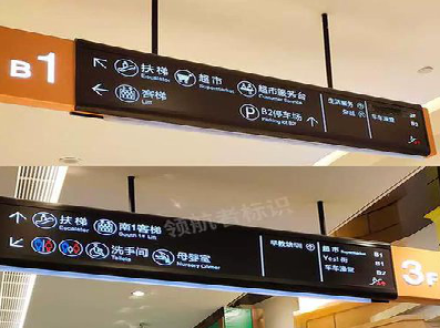 龙港如何通过商场标识牌引导客流分布？